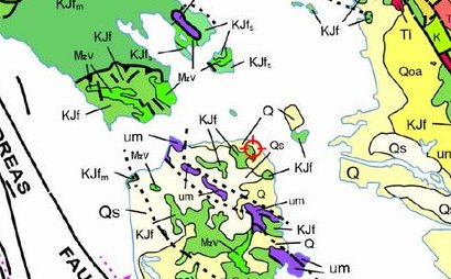 Site geology, sample page
